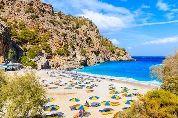Achata beach Karpathos Griekse eilanden